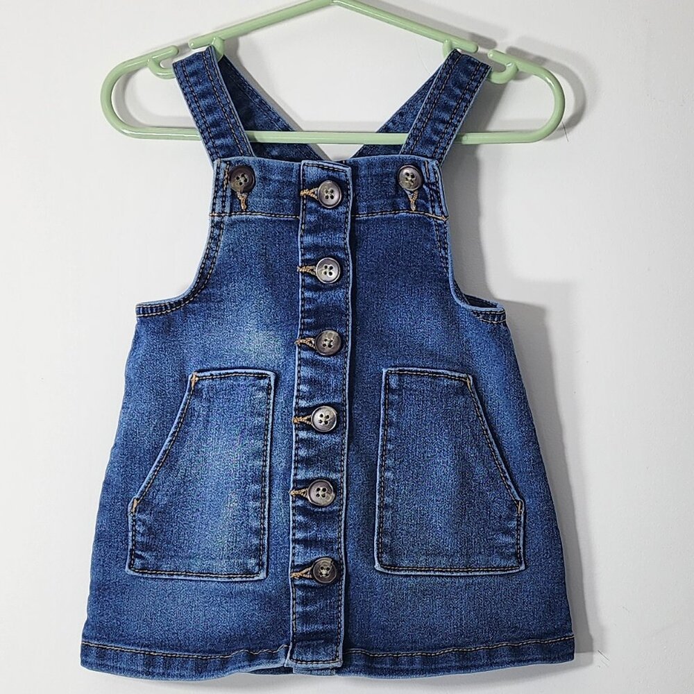 Wonder Nation Baby Girls' Jumper Dress, Sizes 12 Months